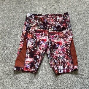 Lululemon Everlux and Mesh High-Rise Short 10" Urbantricity Multi / Terracotta